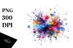 Colorful Splashes and Brushstrokes Product Image 1