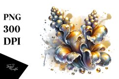 Shiny Abstract Snapdragon Clipart Product Image 3