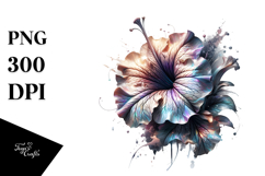 Artistic Shiny Petunia Clipart Product Image 1