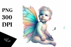 Colorful Baby Fairy Cake PNG Product Image 3
