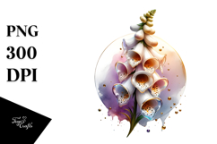 Abstract Foxglove PNG Product Image 1