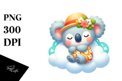 Cute Koala Dressed for Summer | Clipart Product Image 1