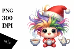 Expressive Baby Japanese Chin PNG Product Image 3