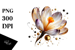 Abstract Crocus PNG Product Image 1