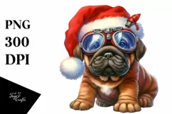 Expressive Baby Bullmastiff PNG Product Image 1