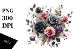 Colorful Wild Flowers PNG Product Image 1