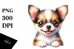 Happy Baby Chihuahua PNG Product Image 1