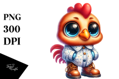 Vibrant Baby Rooster PNG Product Image 1