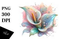 Glossy Calla Lily, Transparent PNG Product Image 1