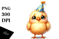 Chick Party Hat Contempt Clipart Product Image 1