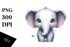 Funny Elephant Clipart Product Image 3