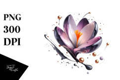 Abstract Crocus PNG Product Image 1