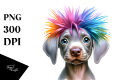 Expressive Easter Husky PNG Product Image 1