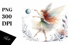 Whimsical Dancing Fairy, High-Res PNG Product Image 3