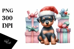 Expressive Baby Doberman Pinscher PNG Product Image 3