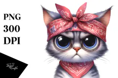 Watercolor Cat Standing Up Human Like, Transparent PNG Product Image 1