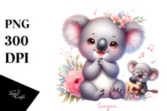 Energic Baby Koala PNG Product Image 1