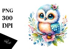 Baby Owl Clipart Product Image 3