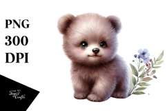 Happy Baby Bear PNG Product Image 1