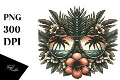 Vintage Tree Sunglasses PNG Product Image 1