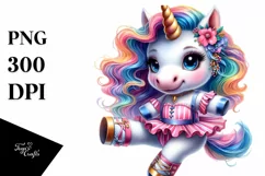 Colorful Baby Unicorn Jive PNG Product Image 3