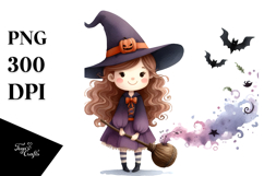 Funny Halloween Witch Hat PNG Product Image 1