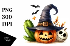 Simple Funny Hat Clipart, Halloween Theme, PNG Product Image 3