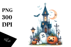 Funny Halloween Tombstone PNG Product Image 1