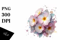 Calla Lily in Abstract Pastel PNG Product Image 3