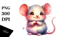 Cute Baby Mouse Drawing, Transparent PNG Product Image 1
