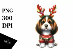 Expressive Baby Basset Hound PNG Product Image 3