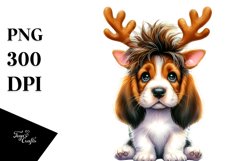 Expressive Baby Basset Hound PNG Product Image 3