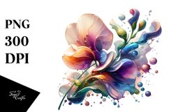 Abstract Sweet Pea Clipart Product Image 1