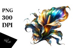 Detailed Calla Lily White Background Clipart Product Image 1