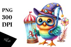 Crazy Baby Rooster, PNG Product Image 1