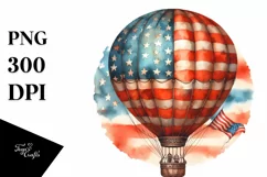 Vintage Rusted Hot Air Balloon | Sublimation Clipart Product Image 3