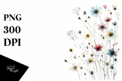 Watercolor Silhouettes, Canvas | Sublimation | Clipart Product Image 3