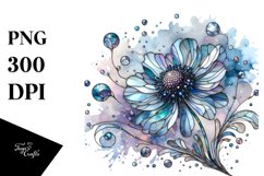 Stained Anemone | Sublimation | Clipart Product Image 3
