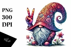 Detailed Valentines Gnome PNG Product Image 1
