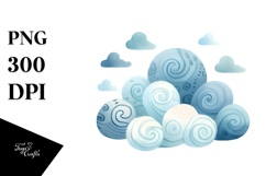 Whimsical Simple Cloud PNG Product Image 1