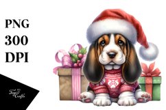 Expressive Baby Basset Hound PNG Product Image 1