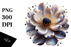 Abstract Anemone PNG Product Image 1