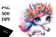 Cute Unicorn Dancing PNG Product Image 1