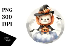 Cute Lion Halloween Simple Attire PNG Product Image 1