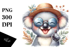 Cute Baby Koala PNG Product Image 1
