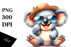 Cute Baby Koala PNG Product Image 1