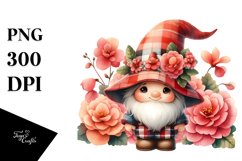 Adorable Gnome with Big Hat, PNG Product Image 1