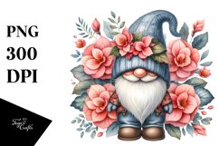 Adorable Gnome with Big Hat, PNG Product Image 1