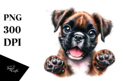 Happy Crazy Fur Baby Boxer PNG Product Image 1