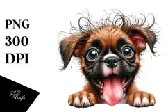 Happy Crazy Fur Baby Boxer PNG Product Image 1